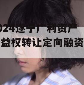 2024遂宁广利资产收益权转让定向融资计划