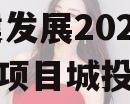 XC基建发展2024年债权项目城投债定融