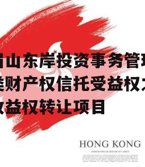 眉山东岸投资事务管理类财产权信托受益权之收益权转让项目