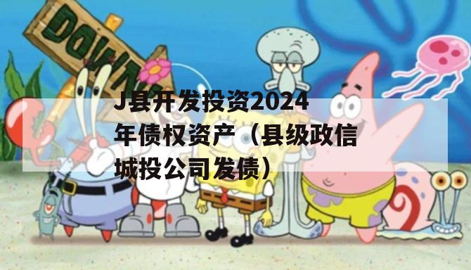 J县开发投资2024年债权资产（县级政信城投公司发债）