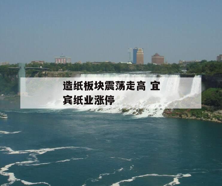 造纸板块震荡走高 宜宾纸业涨停