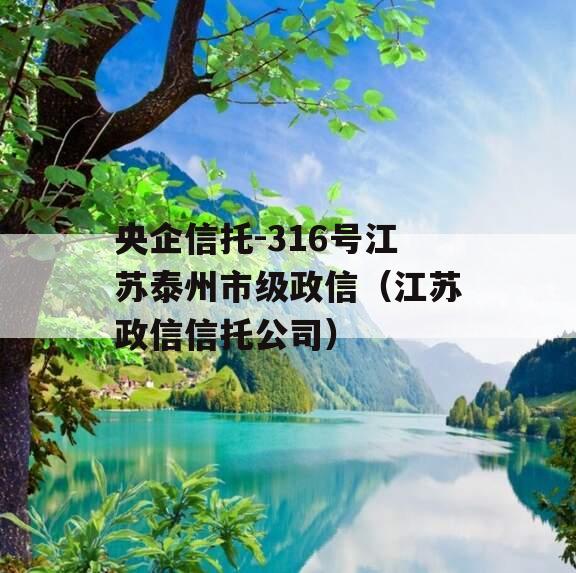 央企信托-316号江苏泰州市级政信（江苏政信信托公司）