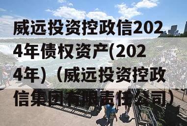 威远投资控政信2024年债权资产(2024年)（威远投资控政信集团有限责任公司）