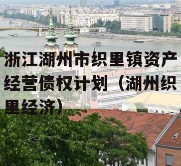 浙江湖州市织里镇资产经营债权计划（湖州织里经济）