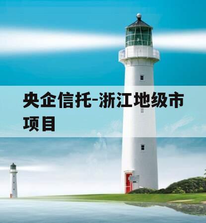 央企信托-浙江地级市项目