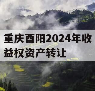 重庆酉阳2024年收益权资产转让 重庆酉阳2024年收益权资产转让