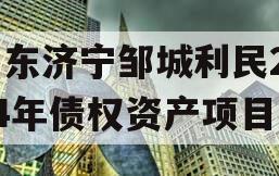 山东济宁邹城利民2024年债权资产项目