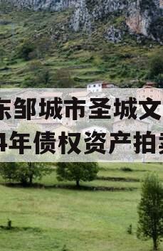 山东邹城市圣城文旅2024年债权资产拍卖