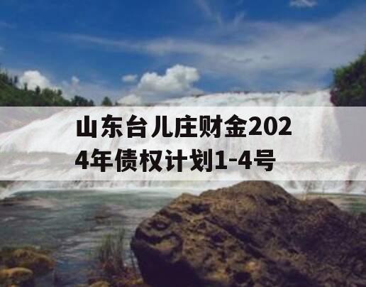 山东台儿庄财金2024年债权计划1-4号