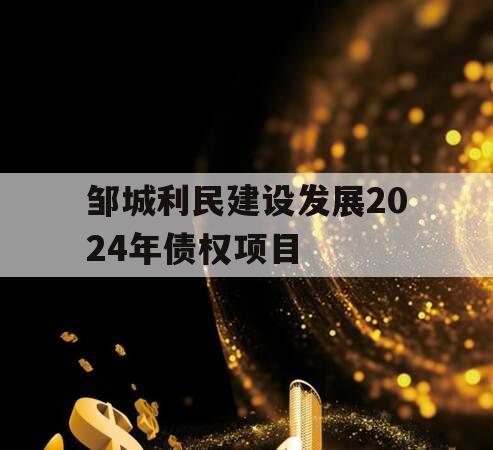 邹城利民建设发展2024年债权项目