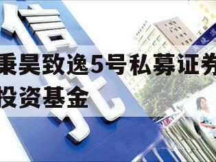 秉昊致逸5号私募证券投资基金