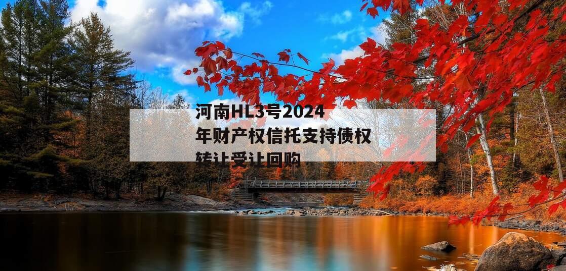 河南HL3号2024年财产权信托支持债权转让受让回购