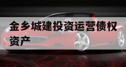 金乡城建投资运营债权资产
