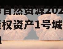 南海自然资源2024年债权资产1号城投债定融