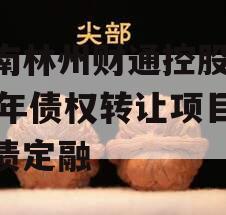 河南林州财通控股2024年债权转让项目城投债定融