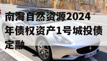 南海自然资源2024年债权资产1号城投债定融