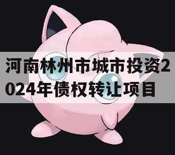 河南林州市城市投资2024年债权转让项目