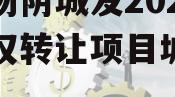 河南汤阴城发2024年债权转让项目城投债定融