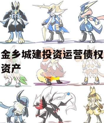 金乡城建投资运营债权资产