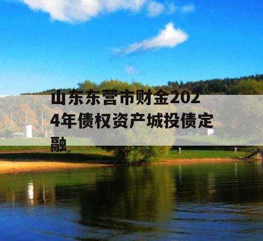 山东东营市财金2024年债权资产城投债定融
