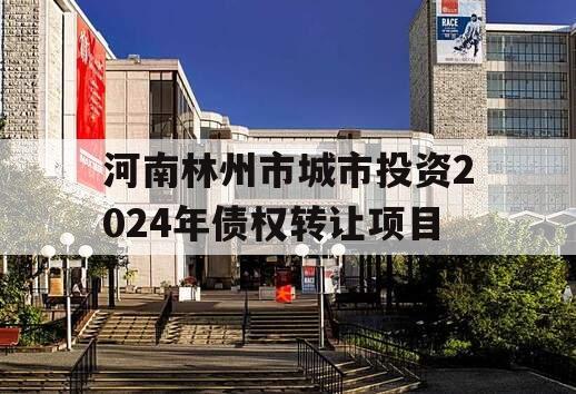 河南林州市城市投资2024年债权转让项目