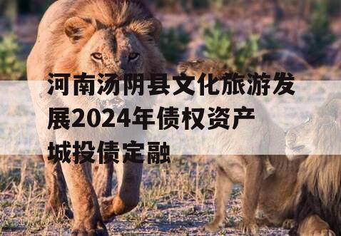 河南汤阴县文化旅游发展2024年债权资产城投债定融