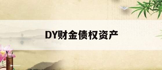 DY财金债权资产