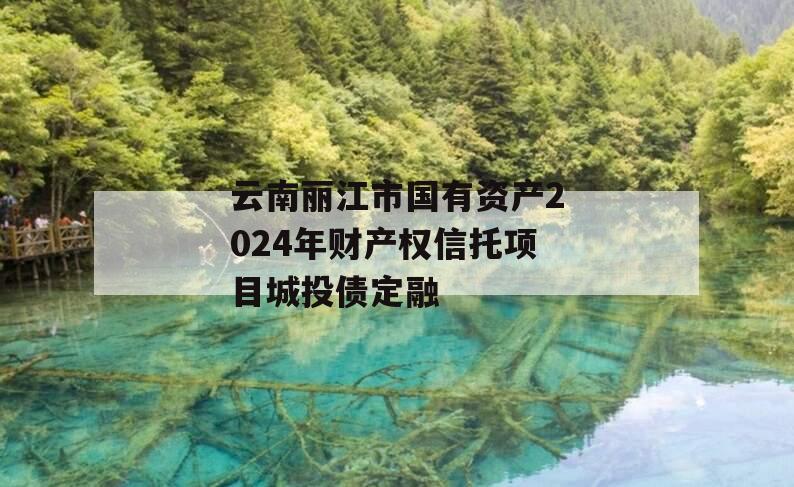 云南丽江市国有资产2024年财产权信托项目城投债定融