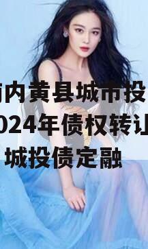 河南内黄县城市投资开发2024年债权转让项目城投债定融