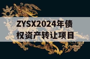ZYSX2024年债权资产转让项目