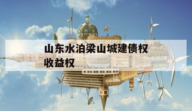 山东水泊梁山城建债权收益权