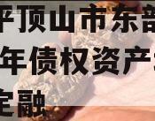 河南平顶山市东部城建2024年债权资产城投债定融