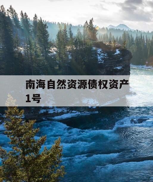 南海自然资源债权资产1号