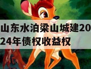 山东水泊梁山城建2024年债权收益权