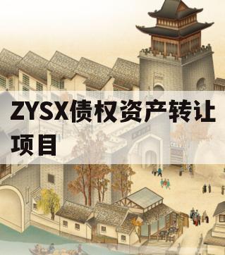 ZYSX债权资产转让项目