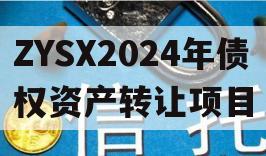 ZYSX2024年债权资产转让项目