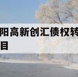 洛阳高新创汇债权转让项目