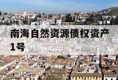南海自然资源债权资产1号
