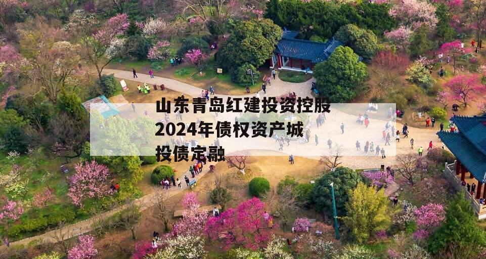 山东青岛红建投资控股2024年债权资产城投债定融
