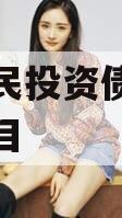 邹城利民投资债权拍卖计划项目